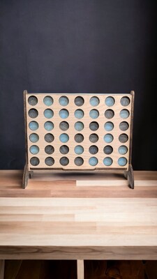 Wooden Connect Four Game - image1